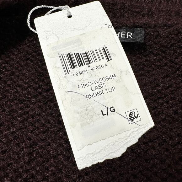 Eileen Fisher Women's Sweater in Deep Brown - Picture 5 of 8